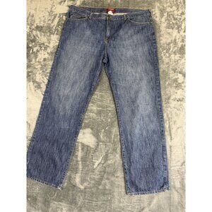 Chaps Denim Straight Leg Blue Jeans 42x32